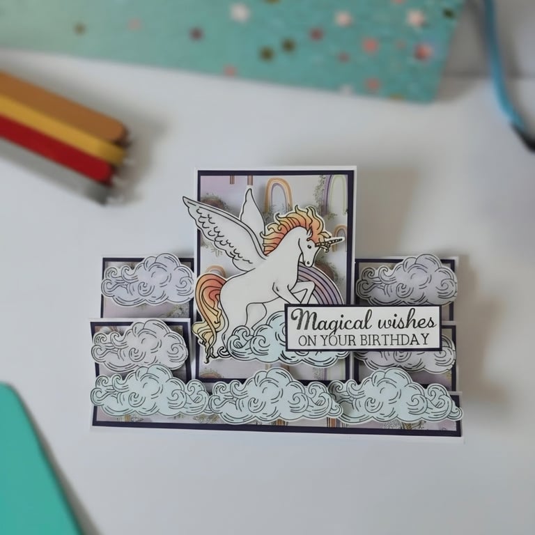 Magical Unicorn Birthday Card