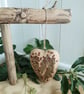 Pyrography wooden rowan heart decoration - Image 3