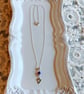 Stainless Steel Triangle Pendant Charm Necklace. - Image 3