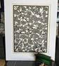 Linocut Print - Ginkgo - Nature Print - Limited Edition  - Image 7
