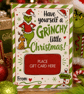 Have Yourself a Grinchy Little Christmas Gift Card Holder