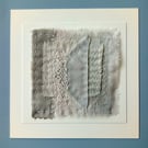 Slow Stitch Abstract Textile Art