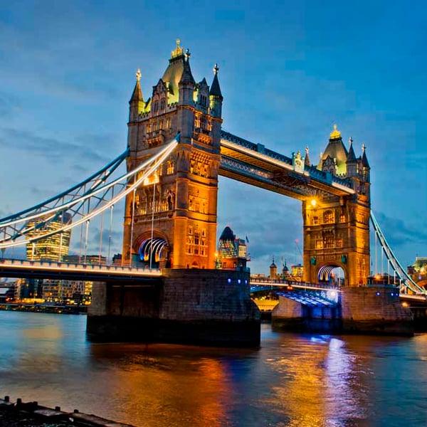 Tower Bridge River Thames London England Photograph Print