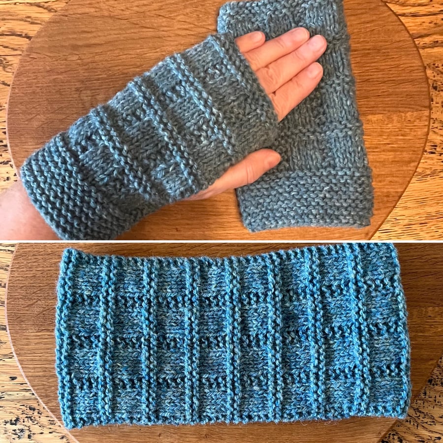 Mitts and Earwarmer Set