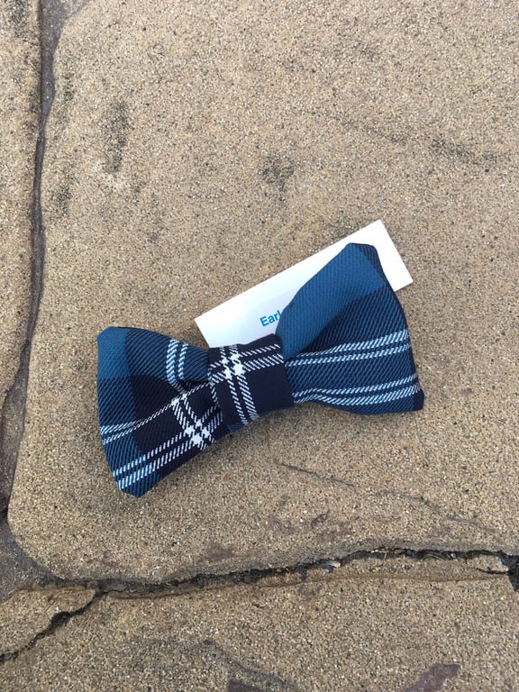 St Andrews Tartan hair bow, babies, children