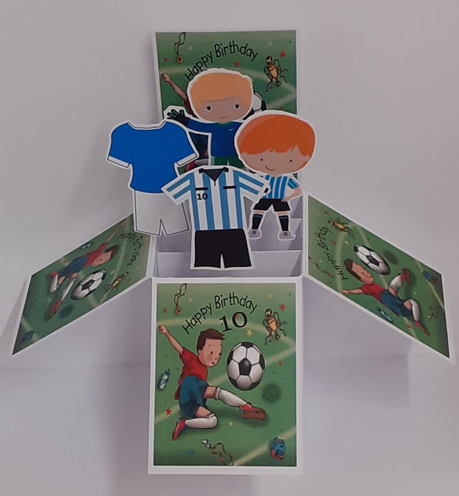 Boys 10th Birthday Card 