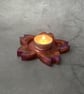Flower LED Tealight Holder Red Phoenix Glow - Image 5
