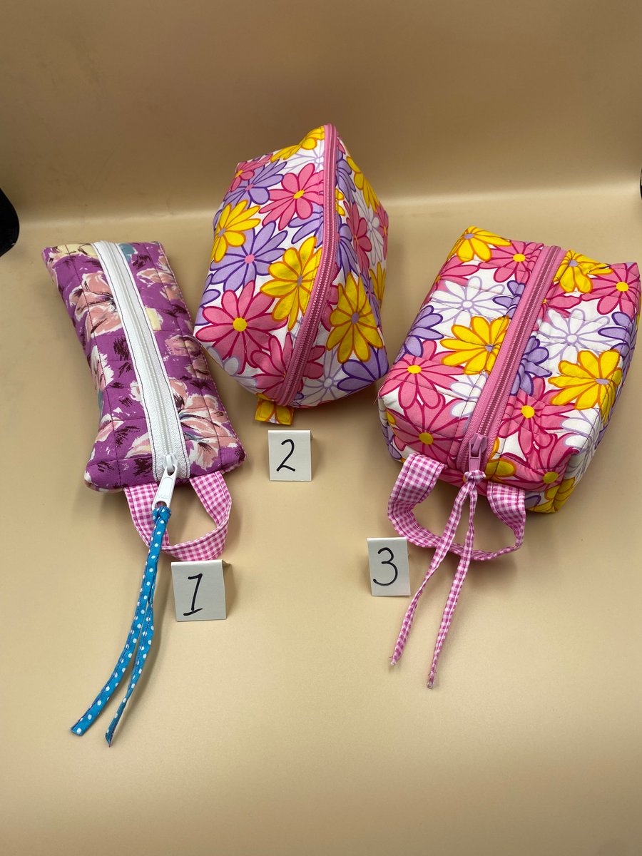 Zipped Case for Crafts, Make-up, Trinkets, Treasures,