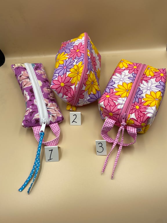 Zipped Case for Crafts, Make-up, Trinkets, Treasures,