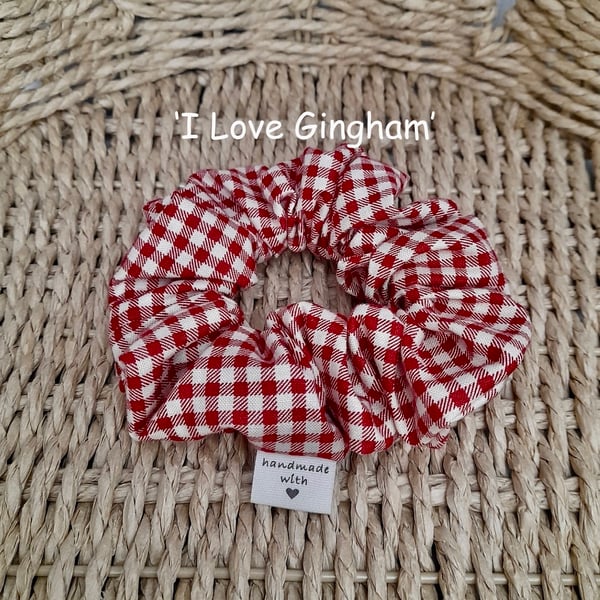 Scrunchie 'I Love Gingham'