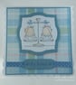 Handmade twin babies card - Image 1