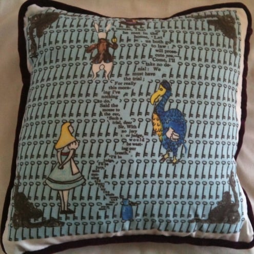 Alice In Wonderland Cushion