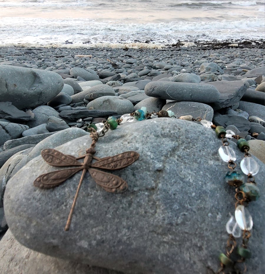 Dragonfly Pendant Necklace