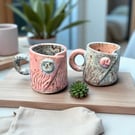 Set of hand crafted espresso cups