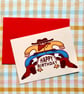 Cowboy Birthday Card - Image 1