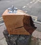 Medium Oak Door Stop - Image 2