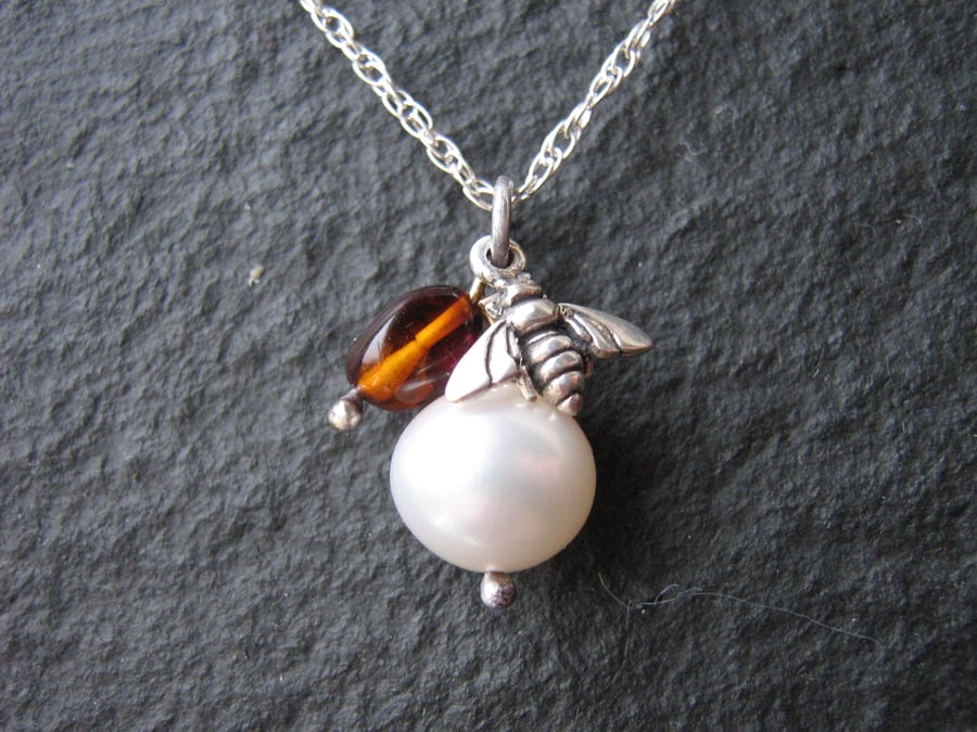 Bee Charm Necklace