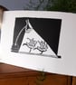 Night Dancing - lino print - Image 3