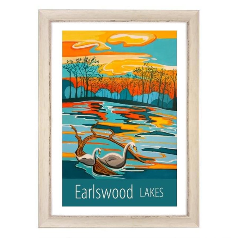 Earlswood Lakes - White frame