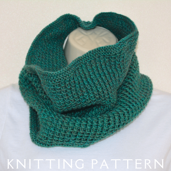 The Bamboo Cowl Knitting Pattern PDF Version By Email