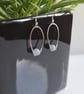 925 Silver & Blue Crackled Agate Dangle Drop Earrings Earings Gift Jewellery - Image 4