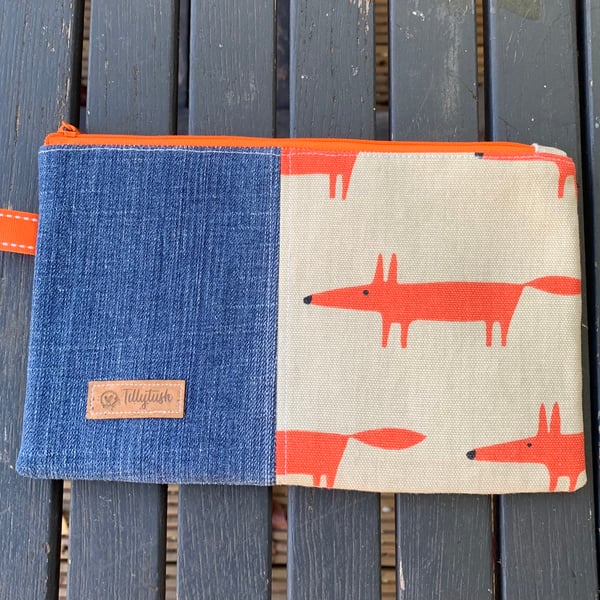 Foxy Zipper Pouch, Make up bag
