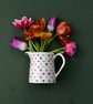 Love Hearts Milk Jug - Hand Painted - Image 1