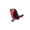 Rockin' Robin Bird  Resin Brooch by EllyMental