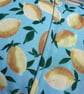 Rectangle Cushion in a lemon print cotton fabric - Home Decor - Image 4