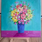 Celebration bouquet original mini canvas