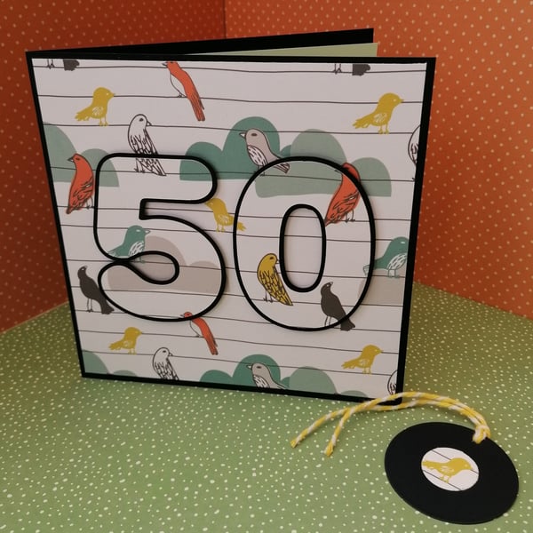 50th Birthday Card. 