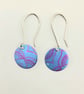 Handmade Aluminium and Silver Reversible Earrings