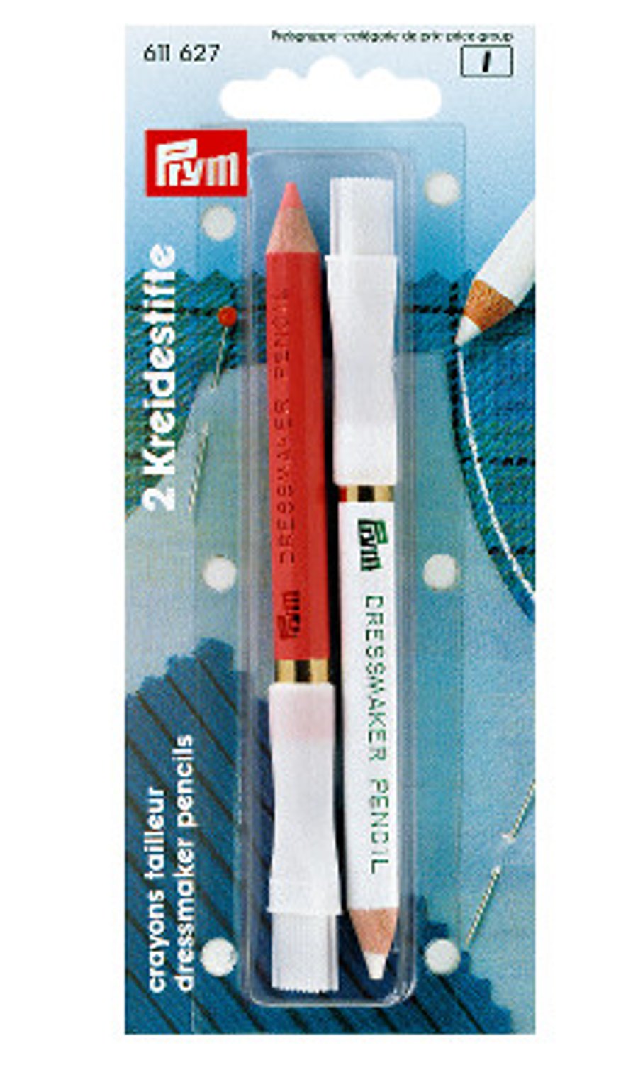 Prym Chalk Fabric Pencil With Brush