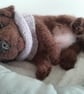 New Born Chocolate Labrador Puppy, dotpebblesknit Design, Knitted Puppy - Image 7