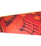 Guitar Painting - original canvas art of a red Hofner Verithin guitar - Image 3
