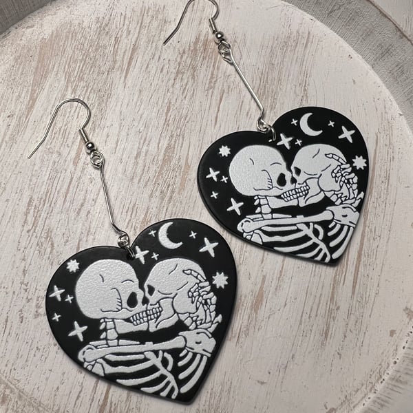 Skeleton Love Earrings