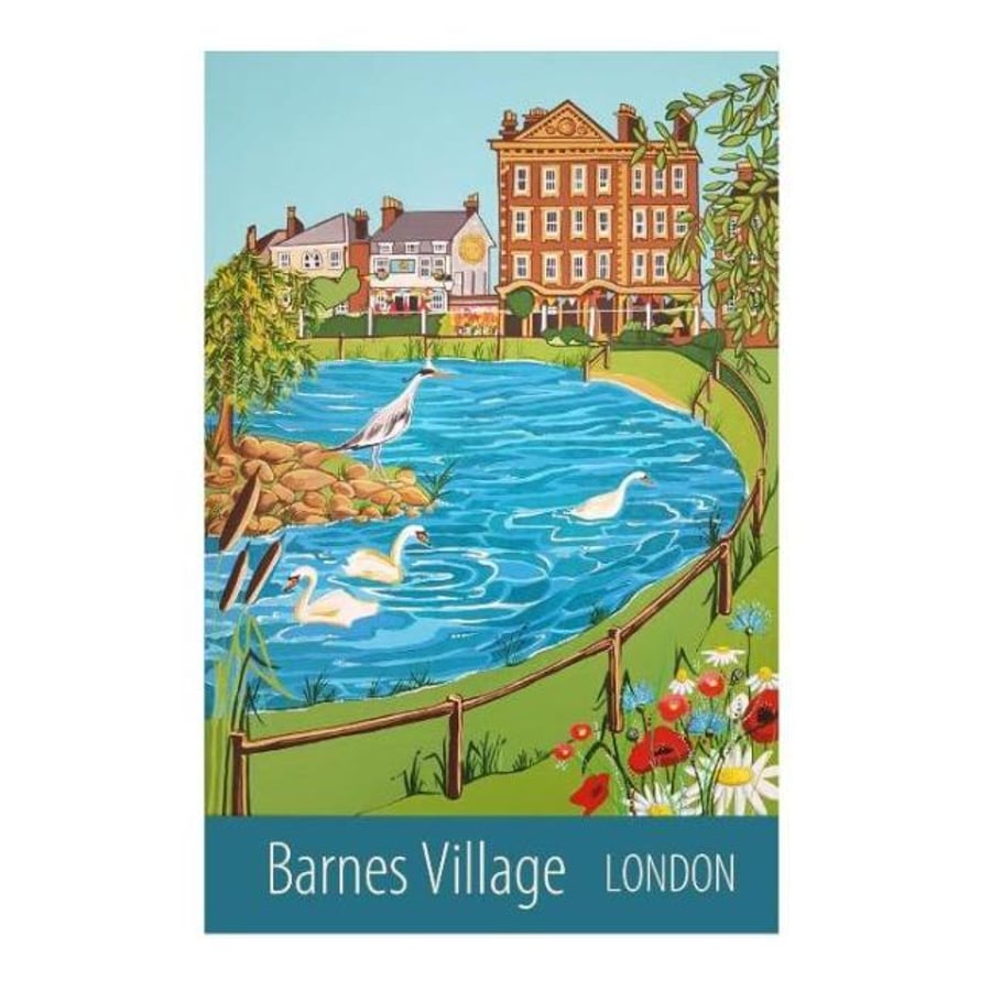 Barnes Village, London unframed