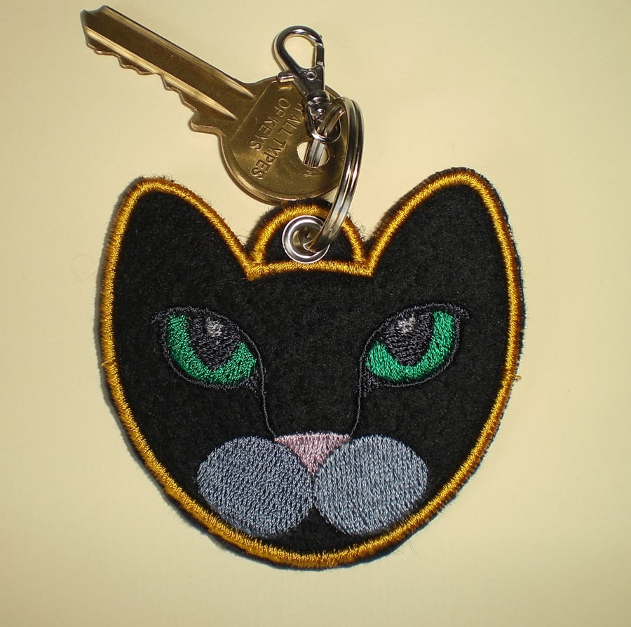 Clearance: Cat keyring. Small