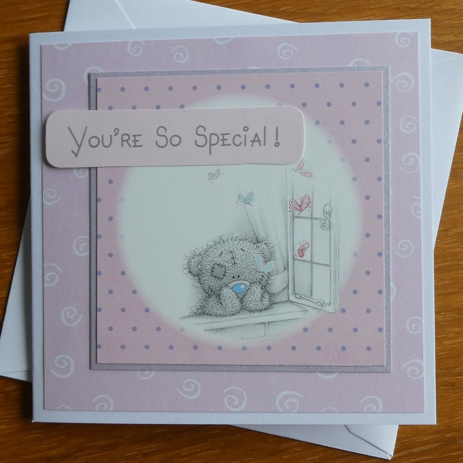 Tatty Teddy - You're So Special Card (window) - Birthday,Valentine,Thank You