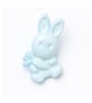 Blue rabbit baby buttons for knitting and crochet 15mm