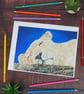 Perfectly Imperfect Fine Art Print of "Rise Again" Lioness SAMPLE