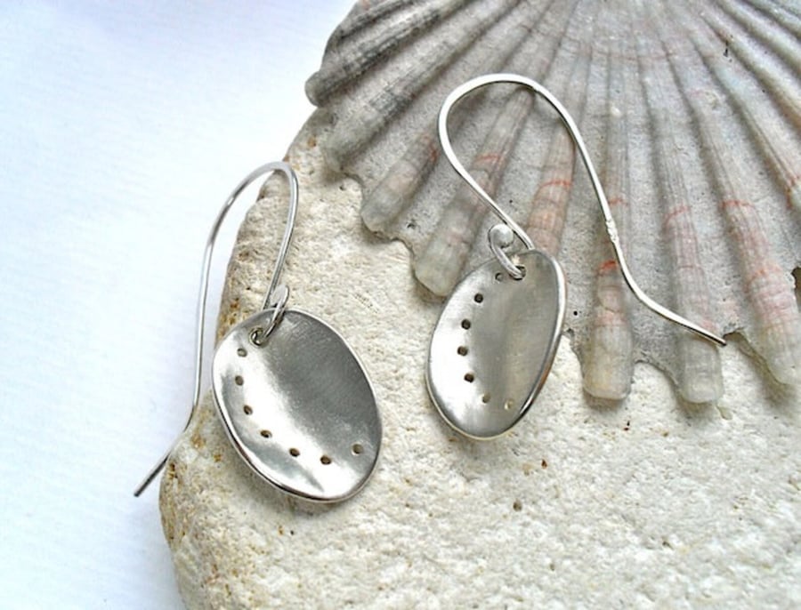 Sterling Silver Ormer Hook Earrings