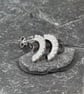 Sterling silver stud earrings - Image 5