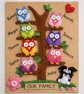 Personalised felt family tree, engagement gift.