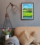 Dorking travel poster print by Susie West - Image 5