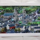 Small Limited Edition Giclee Print of Enniskillen inspired by The Happy Prince 