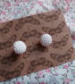golf ball cufflinks- polymer clay
