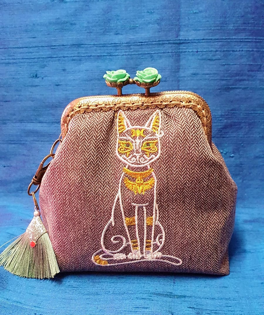 Egyptian Bastet Coin Purse