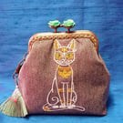 Egyptian Bastet Coin Purse