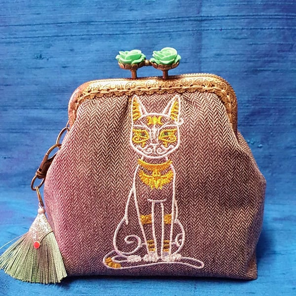 Egyptian Bastet Coin Purse